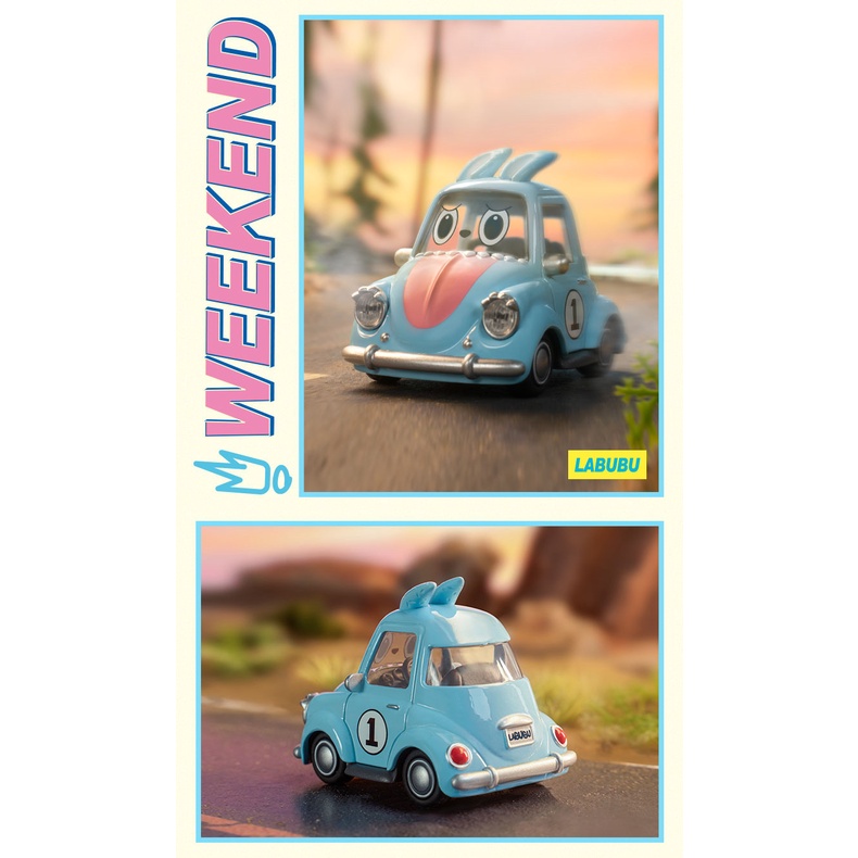 Authentic POPMART POPCAR Happy Weekend Series 泡泡玛特POPCAR快乐