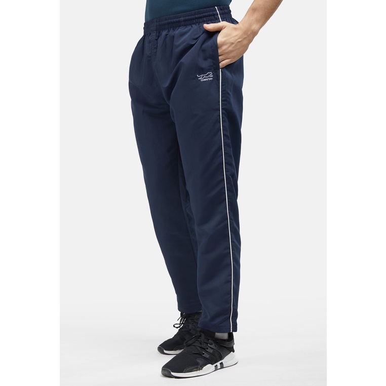 Cheetah Men Microfiber Polyester Track Pants with Flat Hem and Side Stripes Tracksuits 51130 R Shopee Singapore