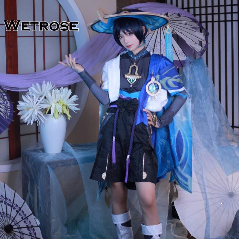 【wetrose】genshin Impact Wanderer Costume Kunikuzushi Balladeer