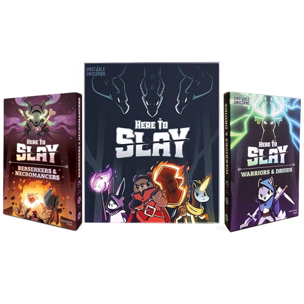 Here to Slay Card Game Board Game Base Game and Expansion Pack | Shopee ...