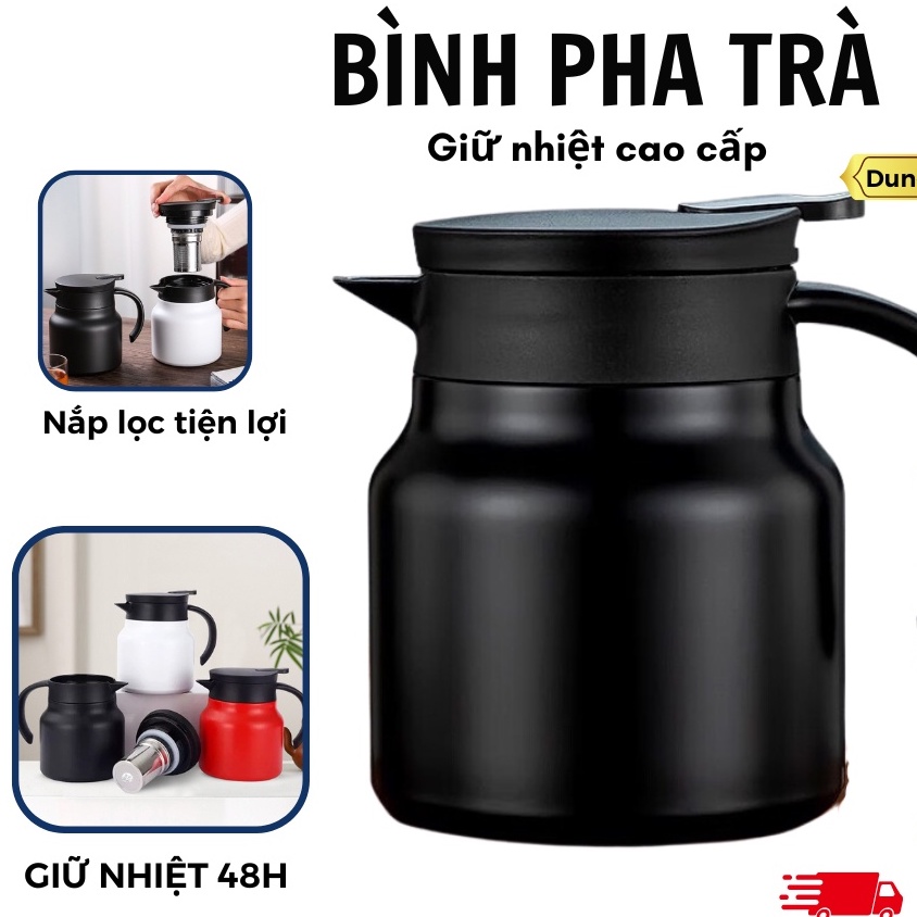 304 Stainless Steel HeatRetaining Teapot With Capacity Of 1 Liter Of