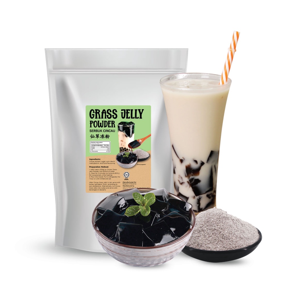 Halal Grass Jelly Powder (1kg/HALAL) Shopee Singapore