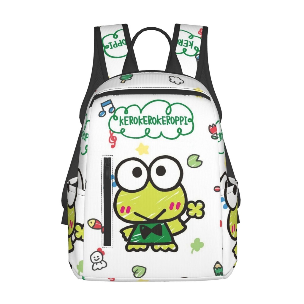 Kero Kero Keroppi Kids Backpack, Cute School Backpacks for Girls Boys