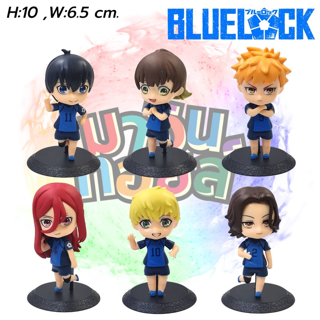 6 Types Of Blue Lock Model Set 2 H: 10 cm. mawintoys | Shopee Singapore