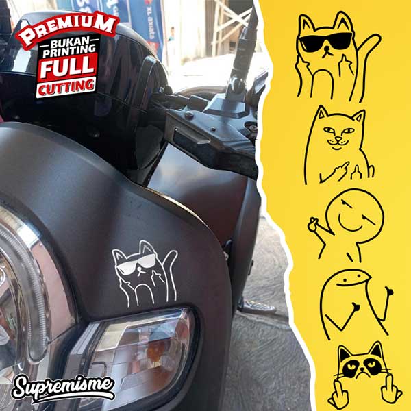 V2 Middle Finger Emoji Sticker/v2 Middle Fingers Sticker/v2 Cute Middle