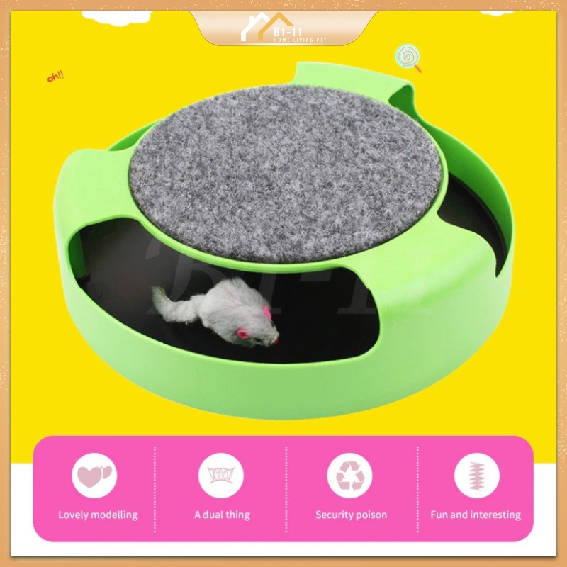 Cat Toy Cat Chasing Mouse Crazy Toy Training Funny For Cat Catch Mouse