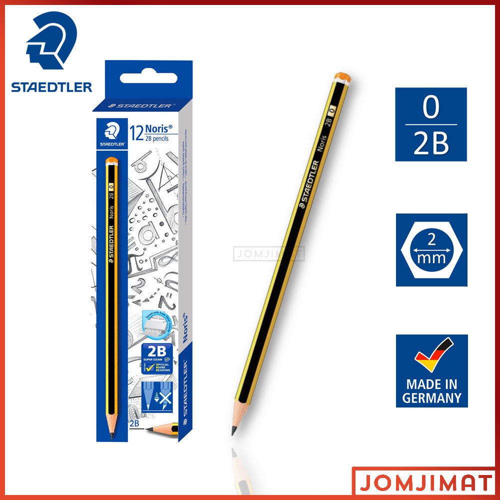 Staedtler Noris Exam Grade 2B Pencil 120-0 A50 12pcs/box / Hexagon Exam ...