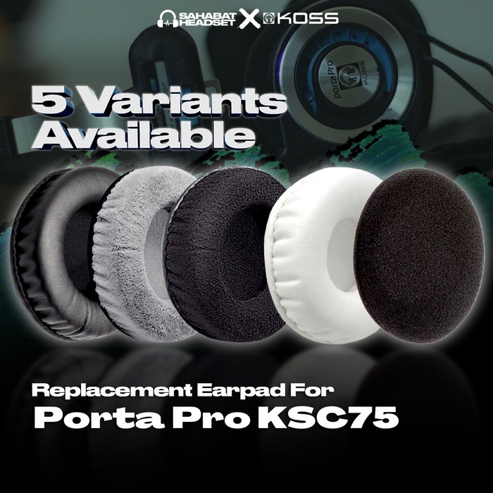 Earpad Ear Cushion Earcup KOSS PORTA PRO KSC75 Foam Pad Foam Pad ...