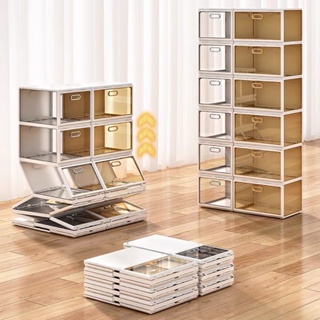 Folding Storage Box Plastic Storage Cabinet Free Installation Cabinet  Clothing Storage Cabinet Shoe Organizer and Storage