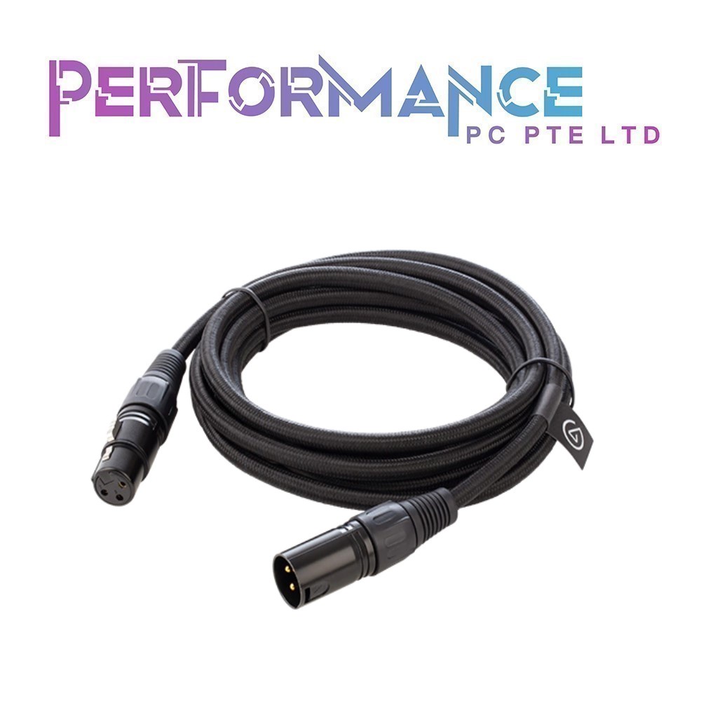 Elgato XLR Microphone Cable Shield Microphone Cable, 3M (2 YEARS
