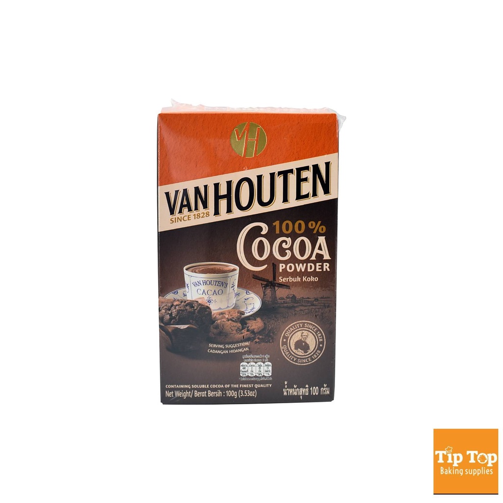 Van Houten Cocoa Powder Box 100G | Shopee Singapore