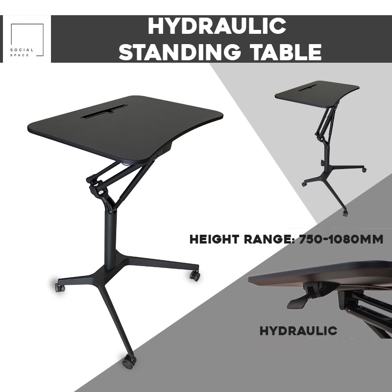 [ SG SELLER ] Standing Table / Height Adjustable Desk / Hydraulics