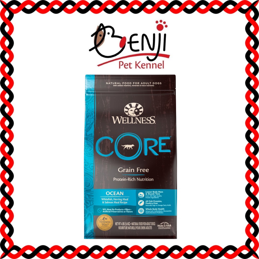Wellness Dog CORE Ocean Formula 12lbs 22lbs Shopee Singapore