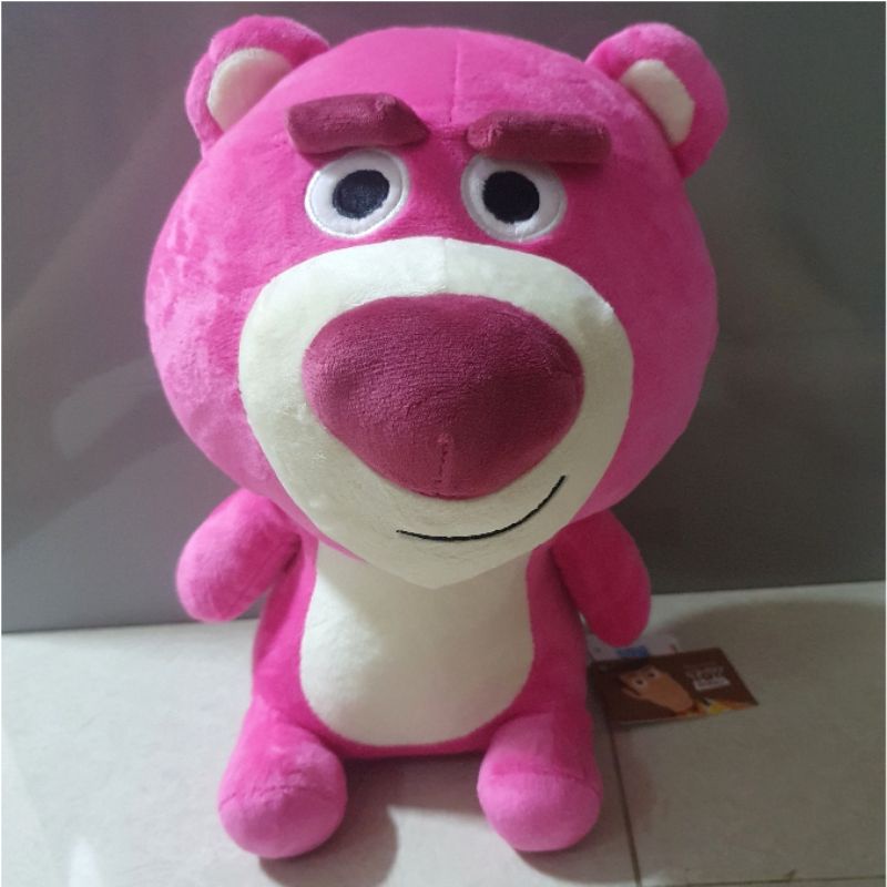 cute-disney-toy-story-3-lotso-strawberry-hugging-bear-32cm-stuffed