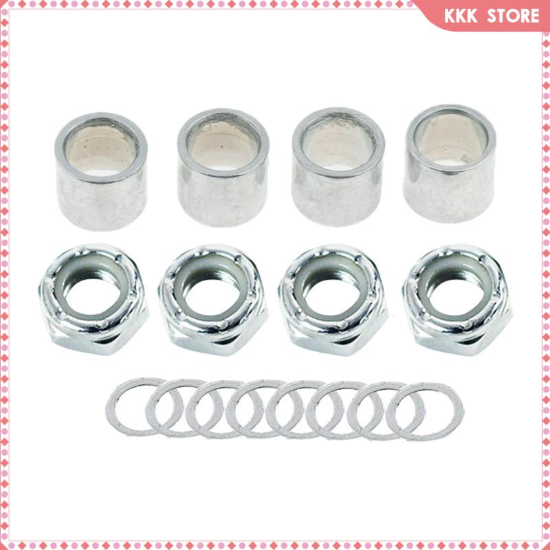 Skateboard Speed Washers, Bearing Spacers and Speed Washers with Nuts
