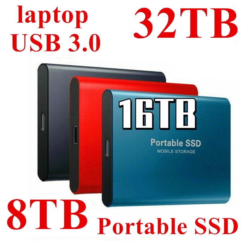 HDD Solid State Hard Disk 32TB 16TB 8TB Large Capacity Usb3.1 C