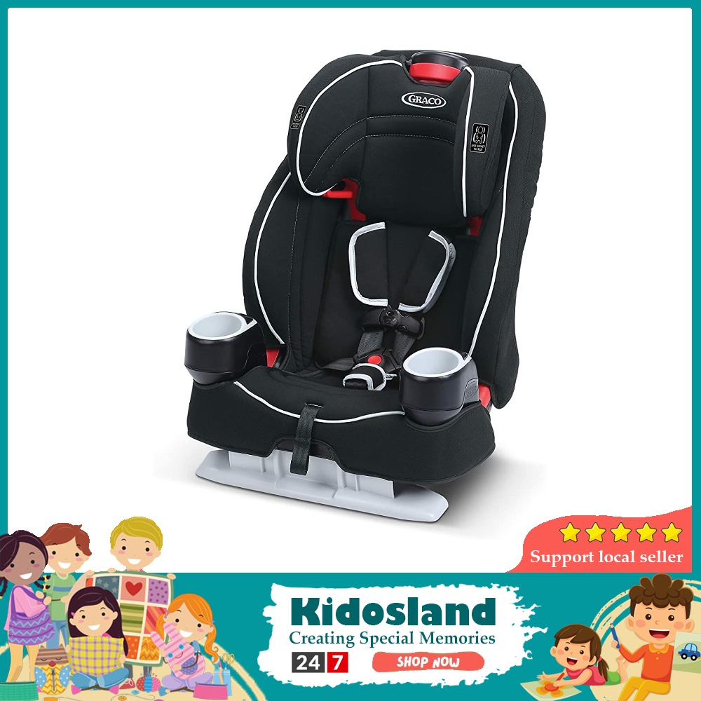 sgstock Graco Atlas 65 2 in 1 Harness Booster Car Seat Glacier