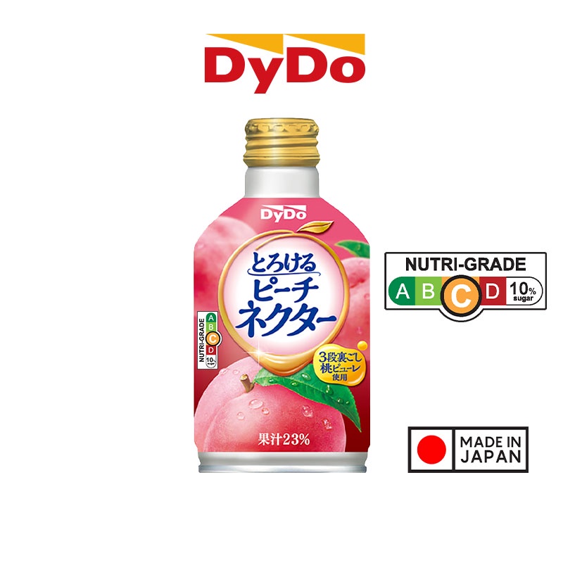 DyDo Torokeru Peach Nectar Drink (270g) Japanese Fruit Drink Made