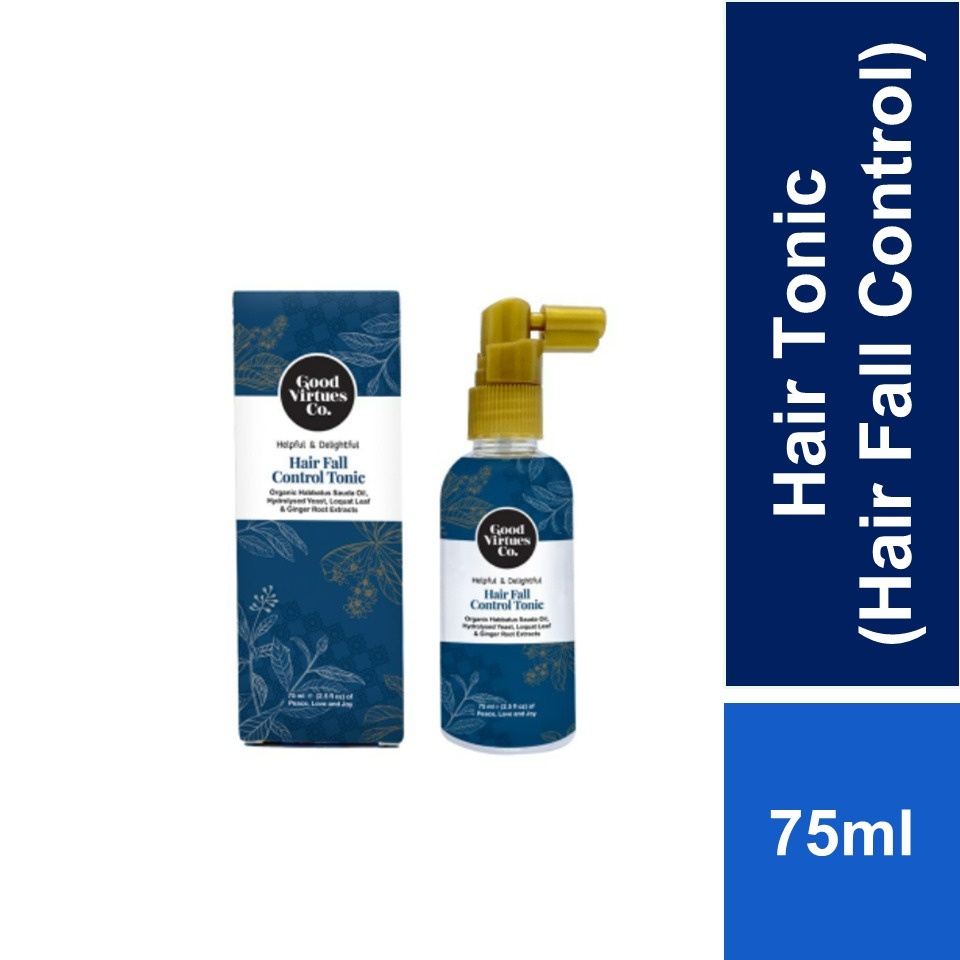 GVC Good Virtues Co. Hair Fall Control Tonic 75ML Shopee Singapore