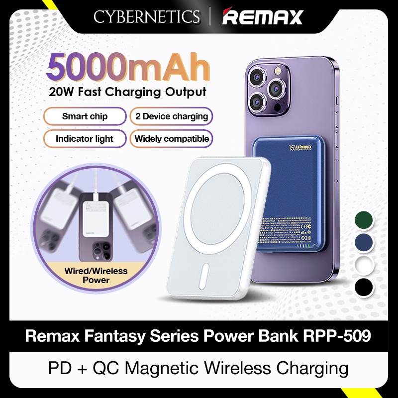 REMAX | VENTION---RPP-509|525 5000mAh FANTASY SERIES 20W PD+QC MAGNETIC ...