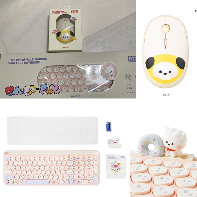 BT21 MININI RJ Royche Multi Pairing hotsell Wireless Keyboard - Jin