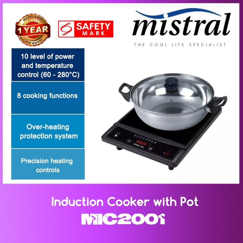 mistral induction cooker mic18e