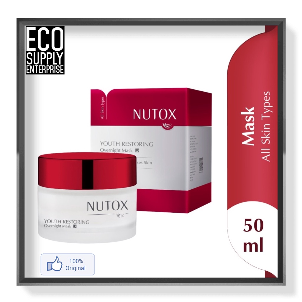 NUTOX Youth Restoring Overnight Mask 50ml (All Skin Types) Shopee
