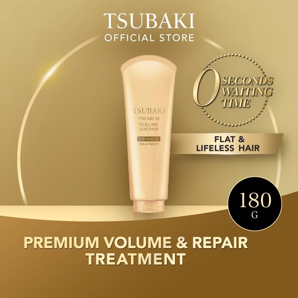 Tsubaki Premium Volume & Repair Treatment 180g | Shopee Singapore