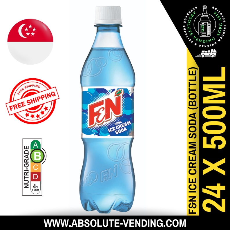 F&N Ice Cream Soda 500ML X 24 (BOTTLE) | Shopee Singapore