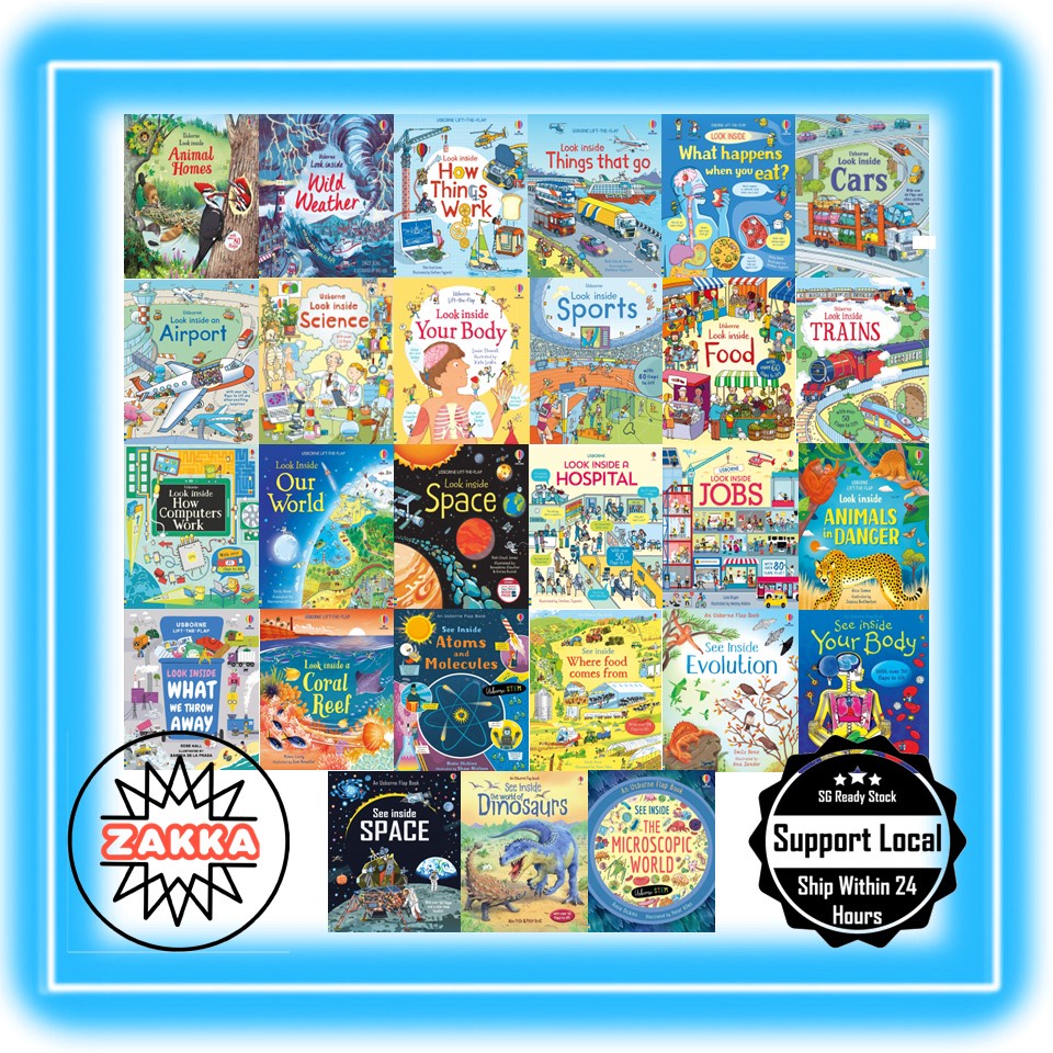 [Ready Stock] Usborne Look Inside / See Inside /Questions And Answers ...