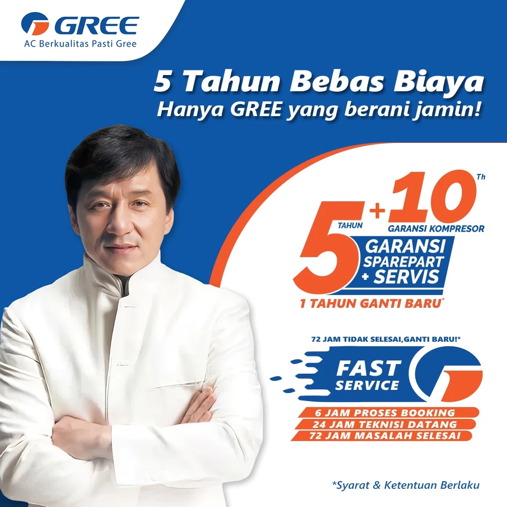 AC SPLIT GREE GWC-09F5S INVERTER 1 PK GWC09F5S GWC 09F5S AIR CONDITIONER - Gambar 2