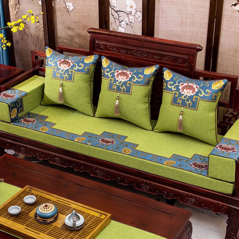 Chinese Modern Simplicity Living Room Rosewood Sofa Seat Cushions