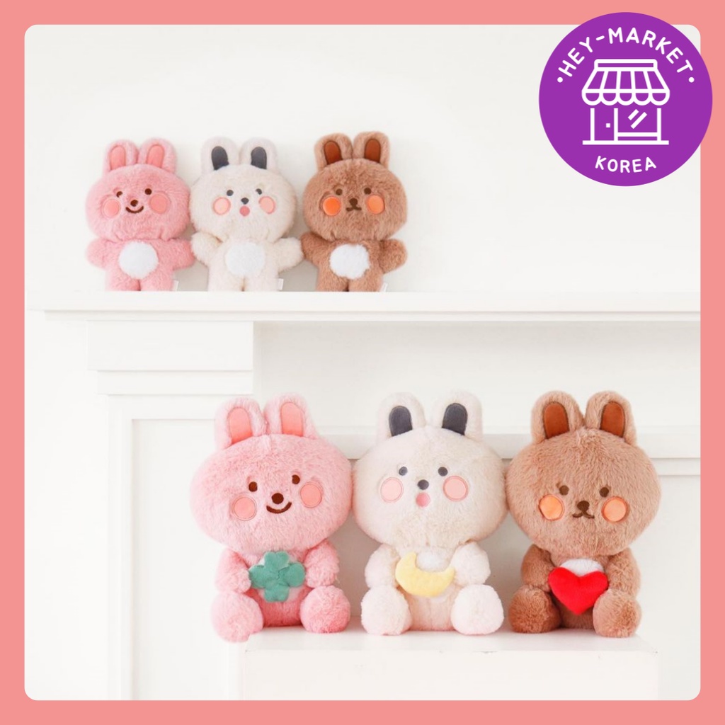 [DAISO KOREA 2023 New year] Happy Lucky Bunnies / 3 Rabbit friends doll