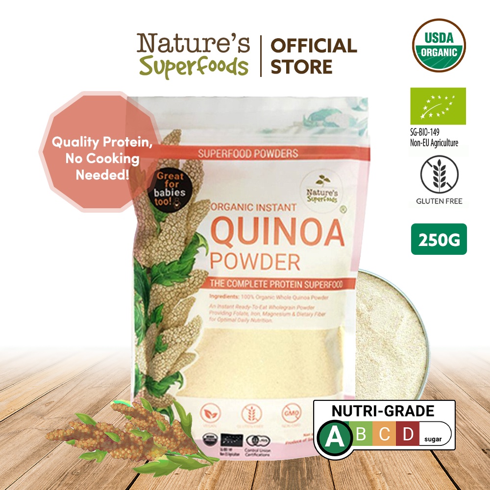 Nature's Superfoods Organic Instant Quinoa Powder 250g Baby and