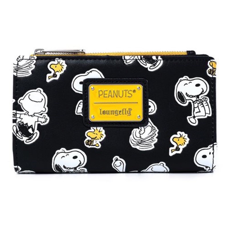 USA Loungefly x Peanuts 70th Anniversary Snoopy and Woodstock Wallet