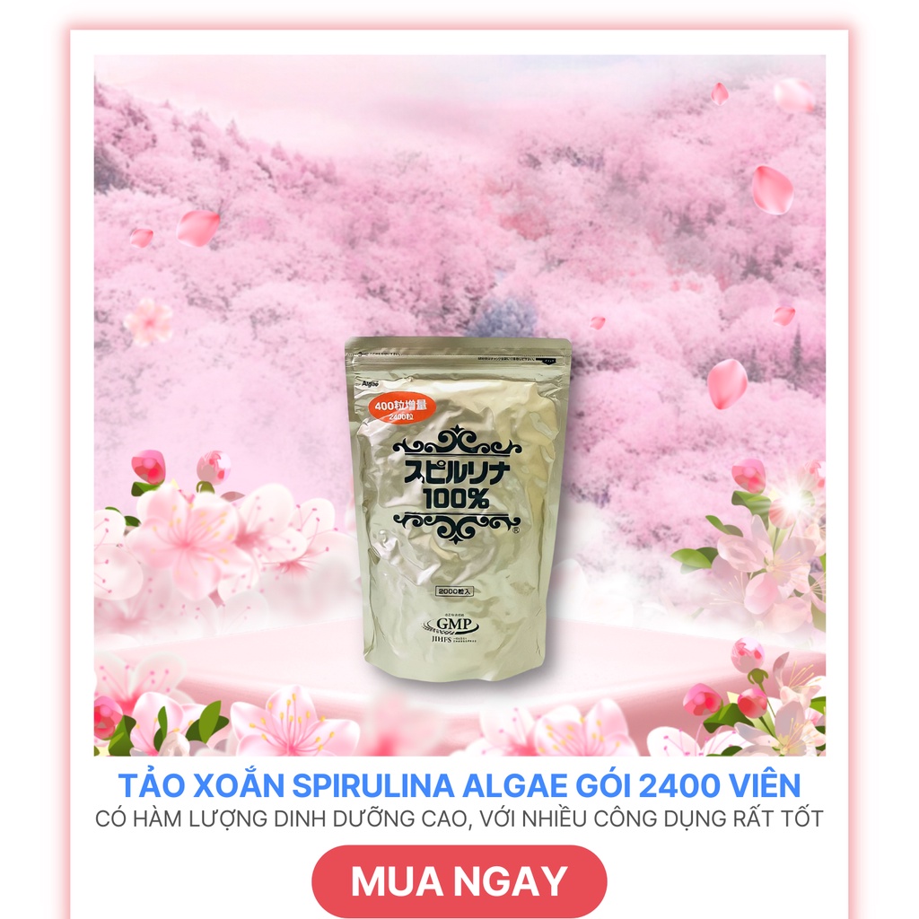 Spirulina Algae Pack Of 2400 Japanese Tablets Shopee Singapore