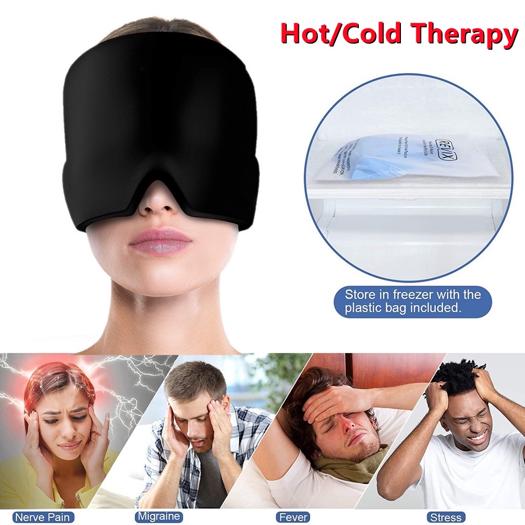 Ice Cold Therapy Headache Migraine Relief Cap For Chemo,Sinus,Neck