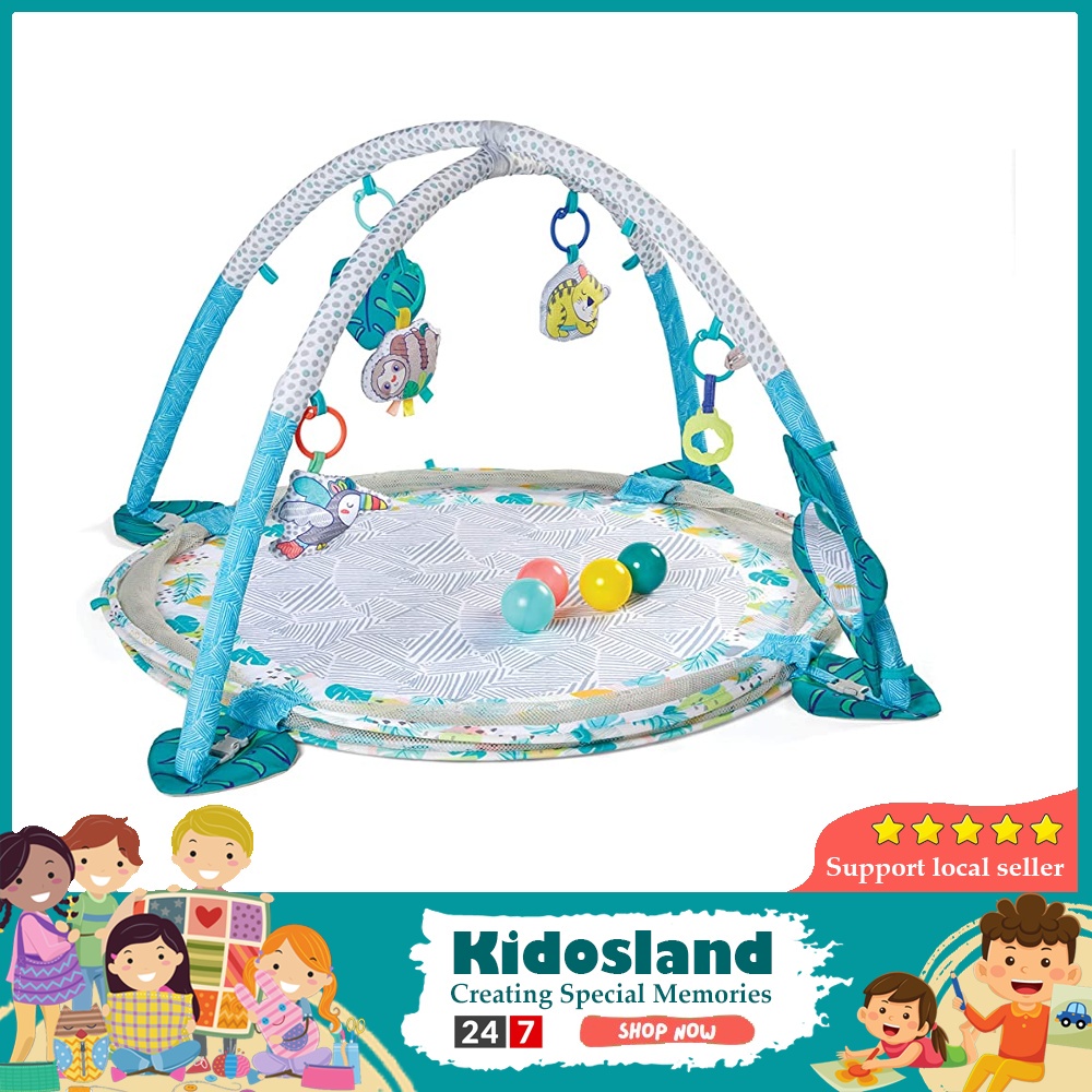 [sgstock] Infantino F313008 3in1 Jumbo Activity Gym & Ball Pit