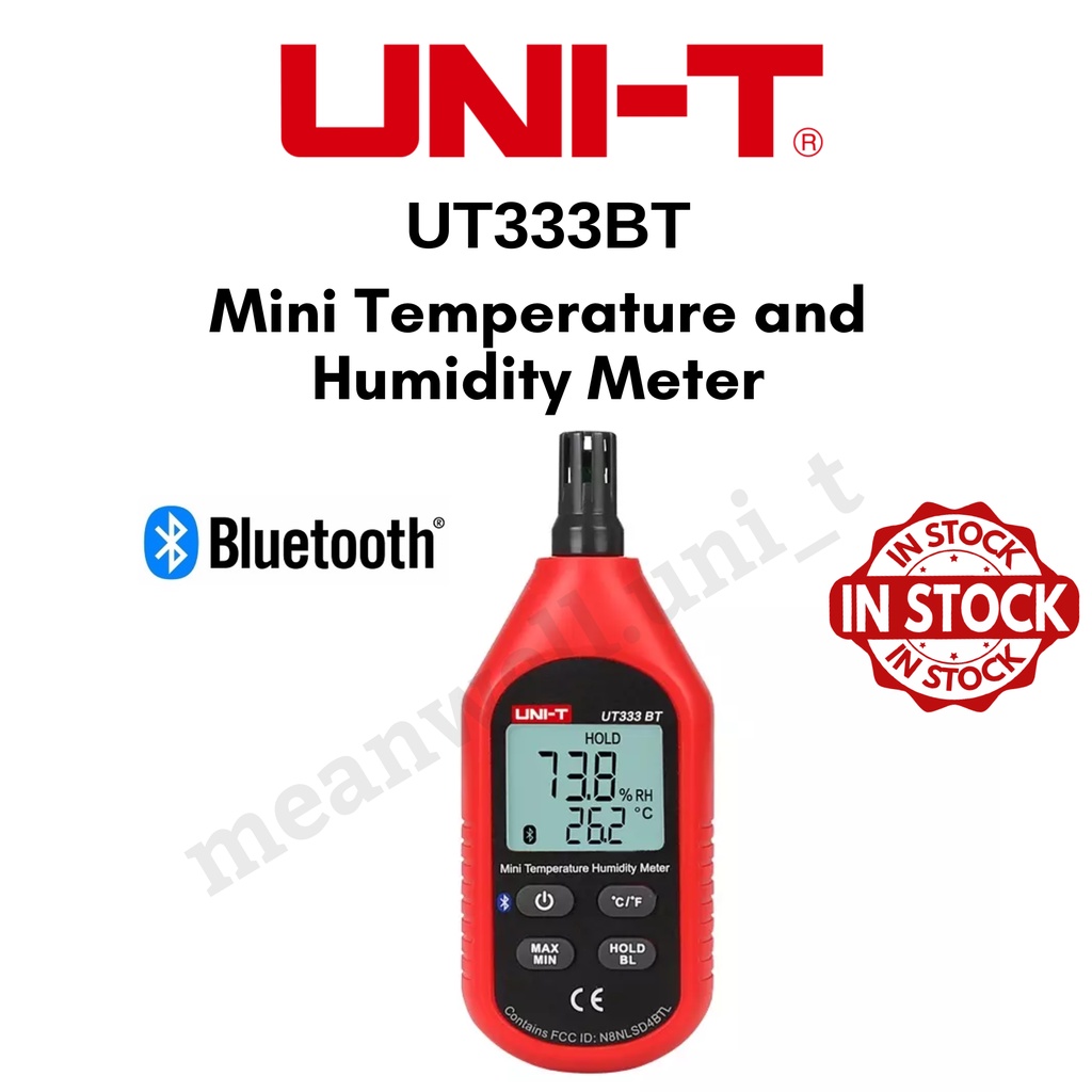 Misuratore Temperatura E Umidità UNI-T UT333BT - Bluetooth, Range -10°C To 60°C, 0-100% RH - Foto 12