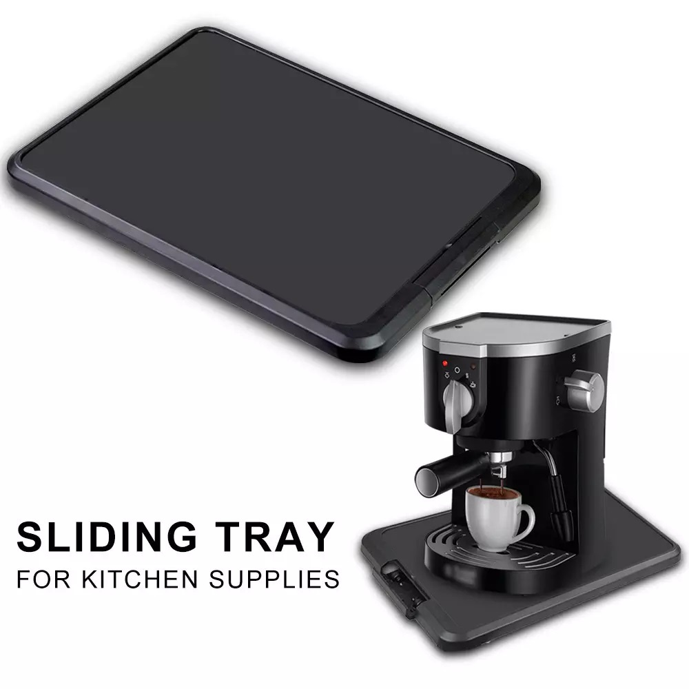 [SG] Kitchen Caddy Sliding Coffee Tray Mat Under Appliance 12" Coffee Maker Toaster