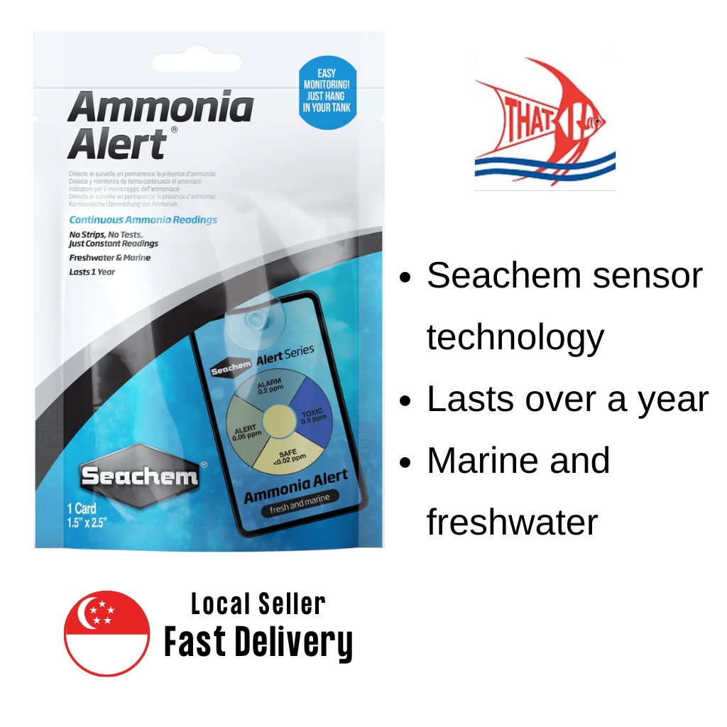 Seachem Ammonia Alert 1 Year That Aquarium Shopee Singapore