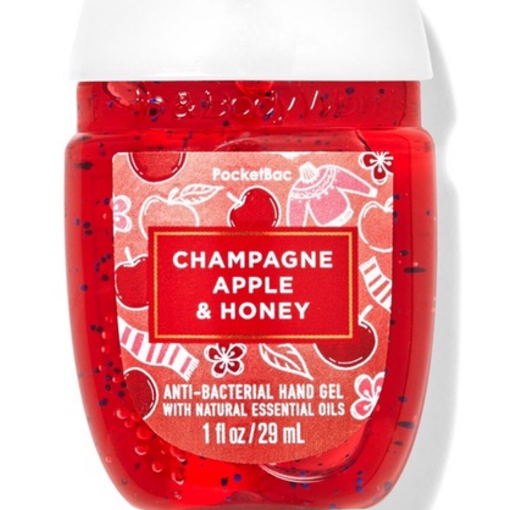 Bath And Body Works Pocketbac Hand Sanitizer Champagne Apple And Honey Shopee Singapore 9870