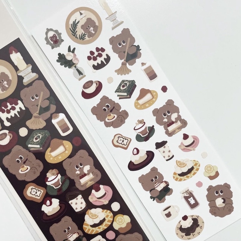 [Dango x Lingo] Bakery Cafe Gom Korean Sticker | Shopee Singapore