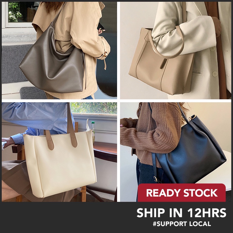 Liath Everyday Shoulder Bag Leather Pocket Quality Versatile Crossbody Adjustable Korean Women Simple Work School Sling