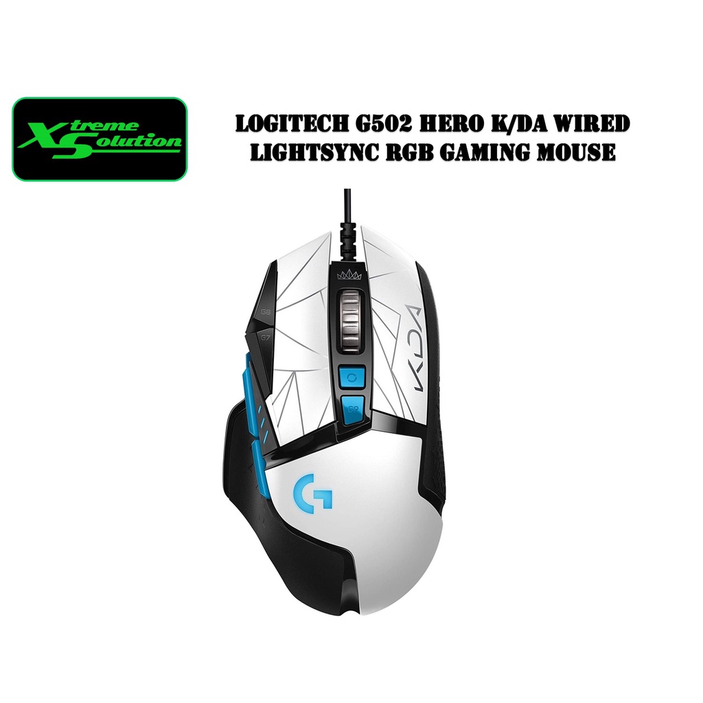 Logitech G502 Hero K/DA Edition Wired RGB Gaming Mouse Shopee Singapore