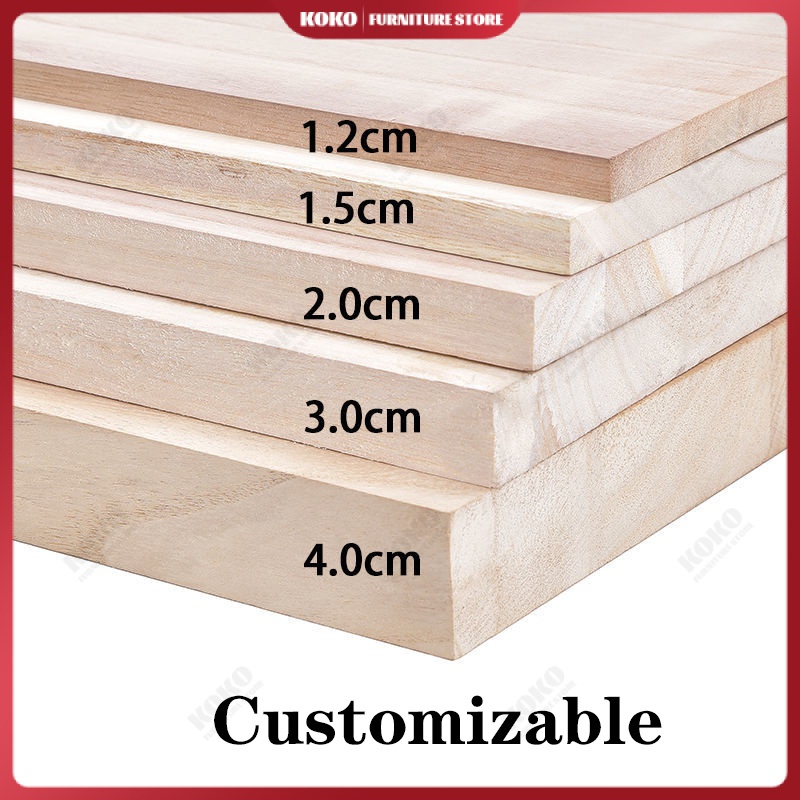 Custom size solid wood wood board desktop a partition wall shelves
