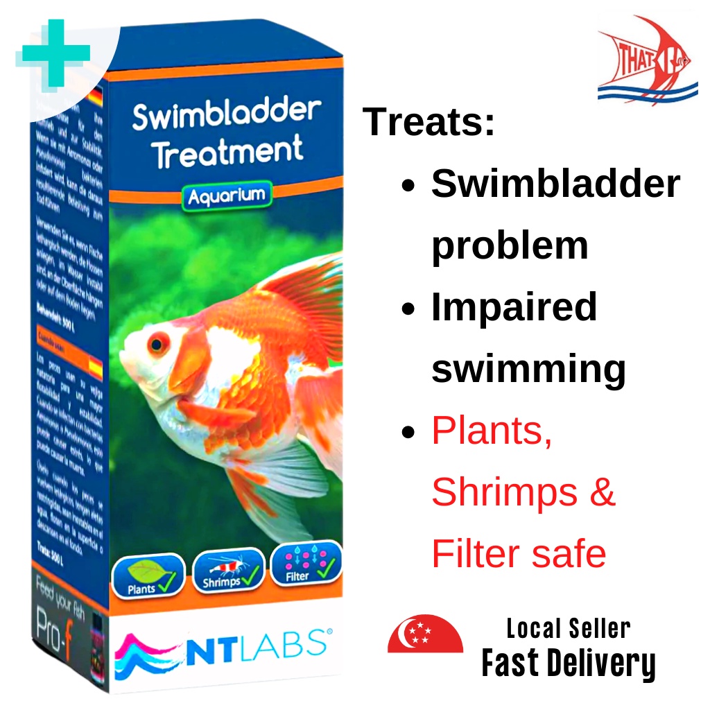 Swimbladder Treatment NT Labs Aquarium Medication 100ml Reduce Goldfish