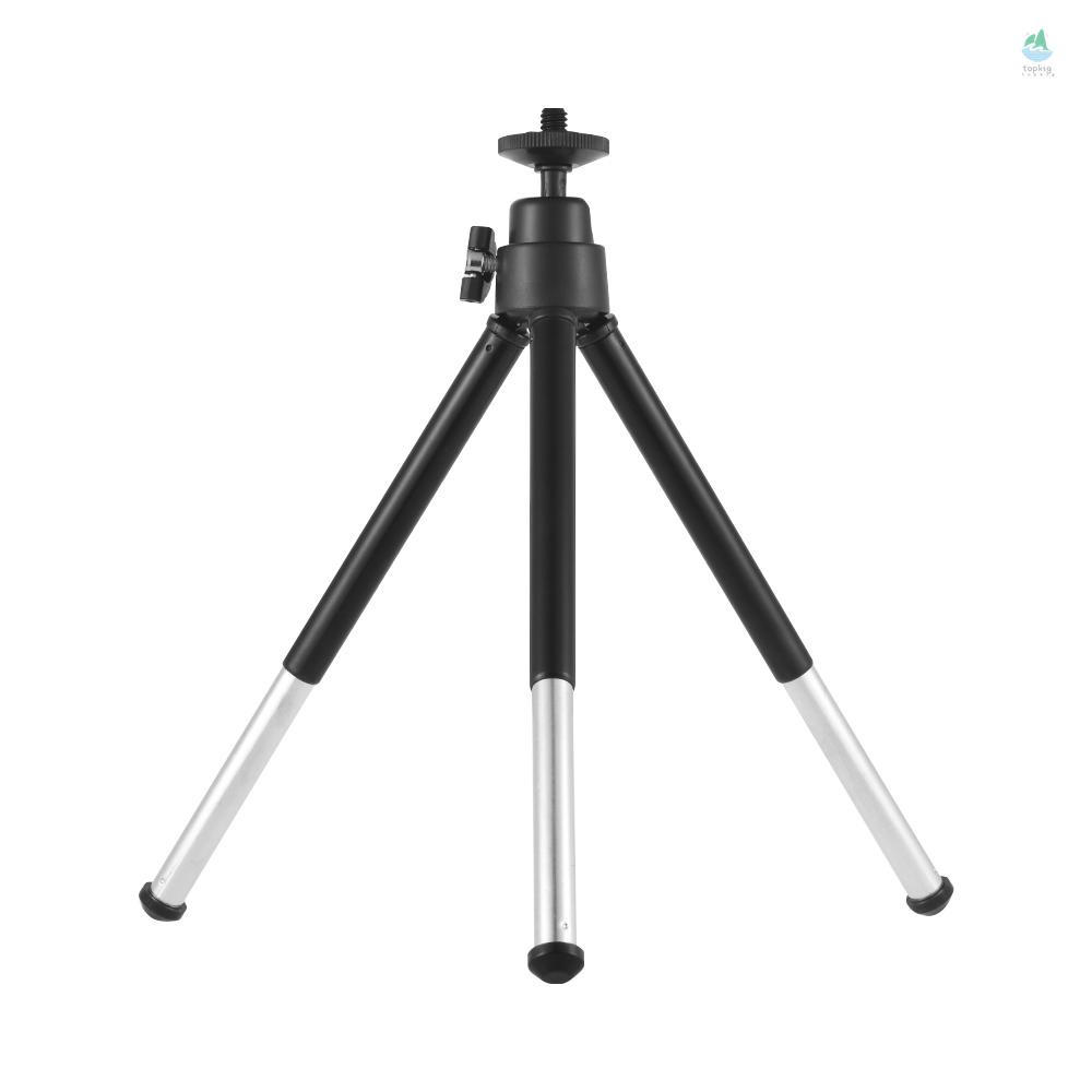 Mini Tripod 2-Section Extendable Desktop Tripod Stand Holder 1/4 Inch ...