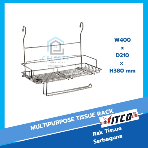 VITCO Multipurpose Tissue Rack Multipurpose Tissue Rack/ | Shopee Singapore