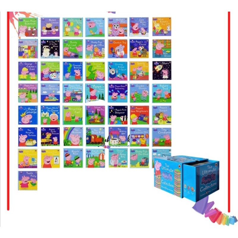 The Ultimate Peppa Pig & The Incredible Peppa Pig Collection Box (50 ...